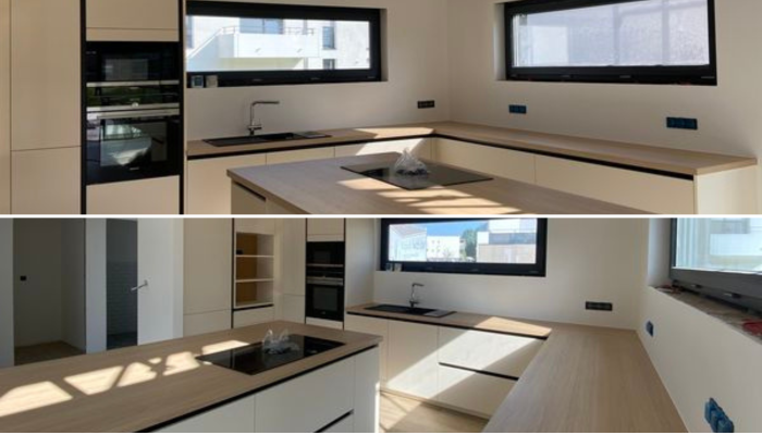 Cuisine lumineuse blanche Cuisine lumineuse blanche