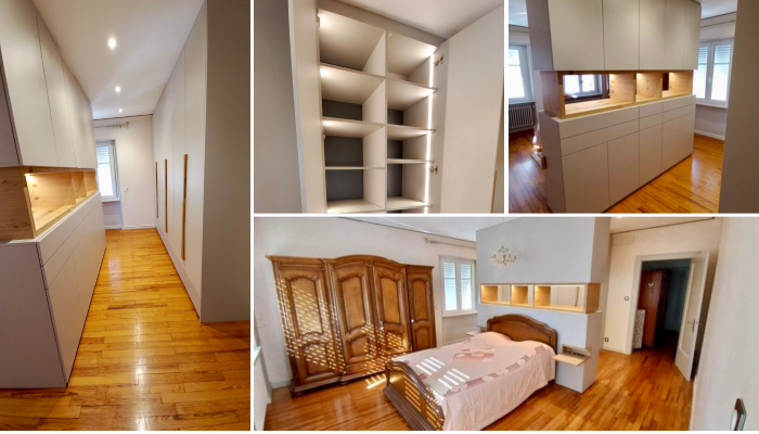 Dressing optimisé dans la chambre Dressing optimisé dans la chambre