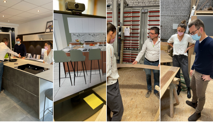 Sébastien en rendez-vous avec des clients au Showroom ! Sébastien en rendez-vous avec des clients au Showroom !